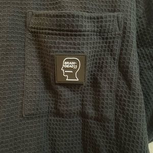 Brain Dead Waffle Tee Black Large